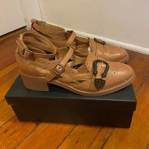 Free People Oxford Mary Jane with Cute Buckle